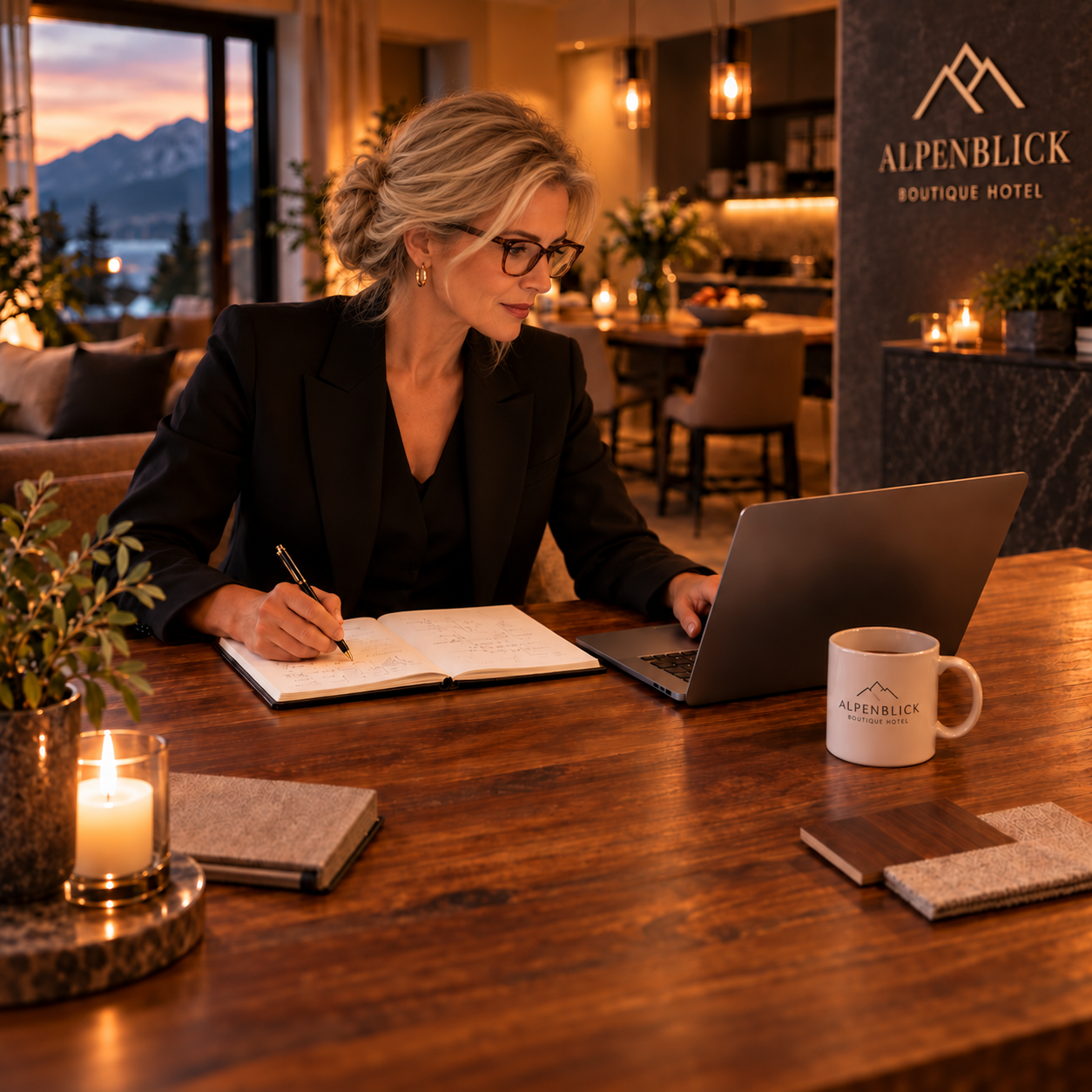 Boutiquehotel Alpenblick – Beispielbild zu Szene 1